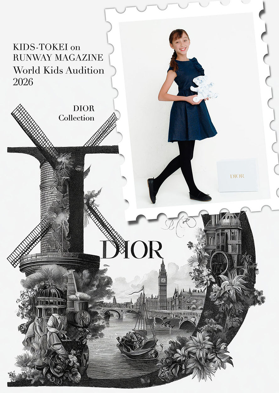 runway magazine Dior ポスター