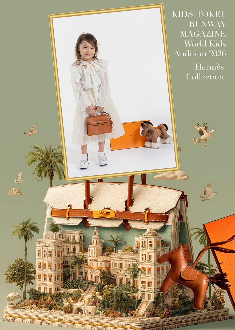 runway magazine Hermès ポスター