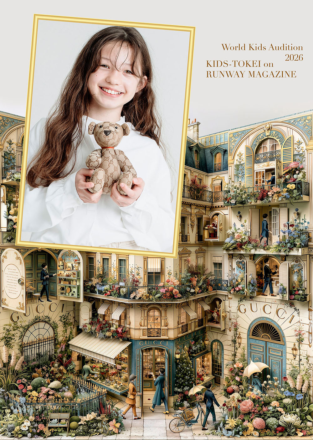 runway magazine GUCCI ポスター