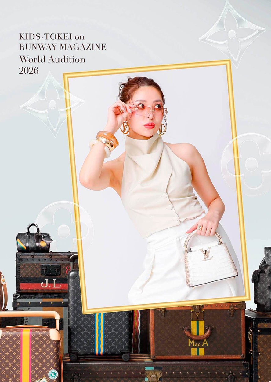runway magazine Louis Vuitton ポスター