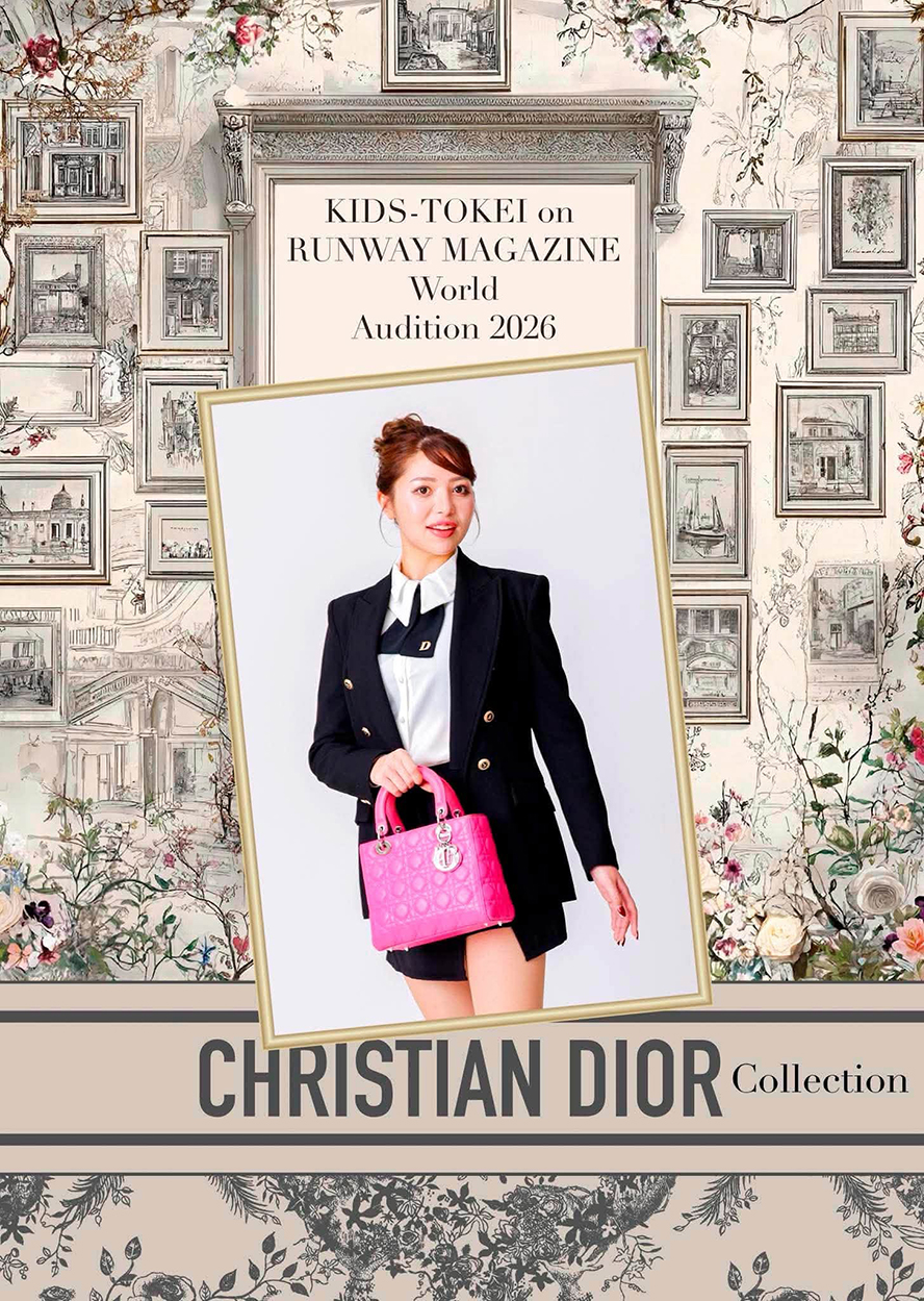 runway magazine Dior ポスター