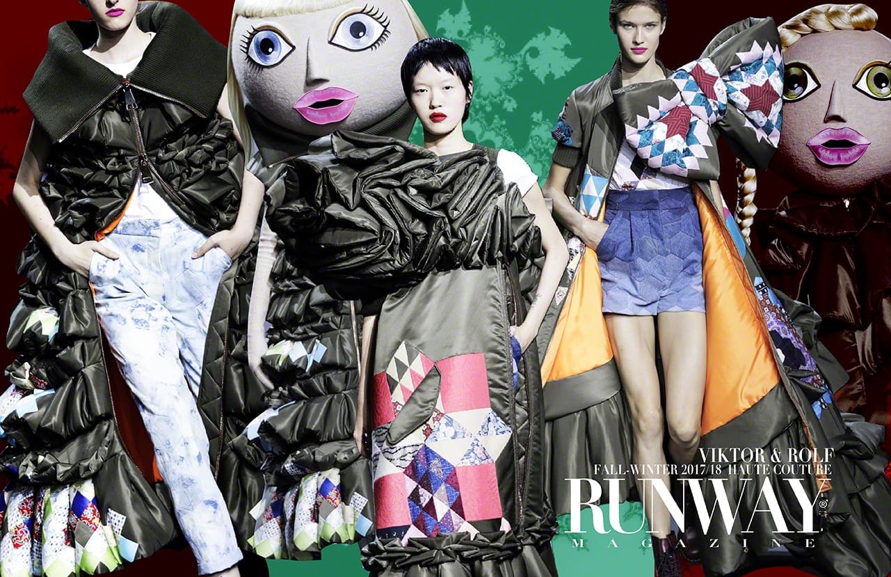 Viktor e Rolf outono inverno 2017-2018 por Runway revista Viktor e Rolf outono inverno 2017-2018 por Runway revista