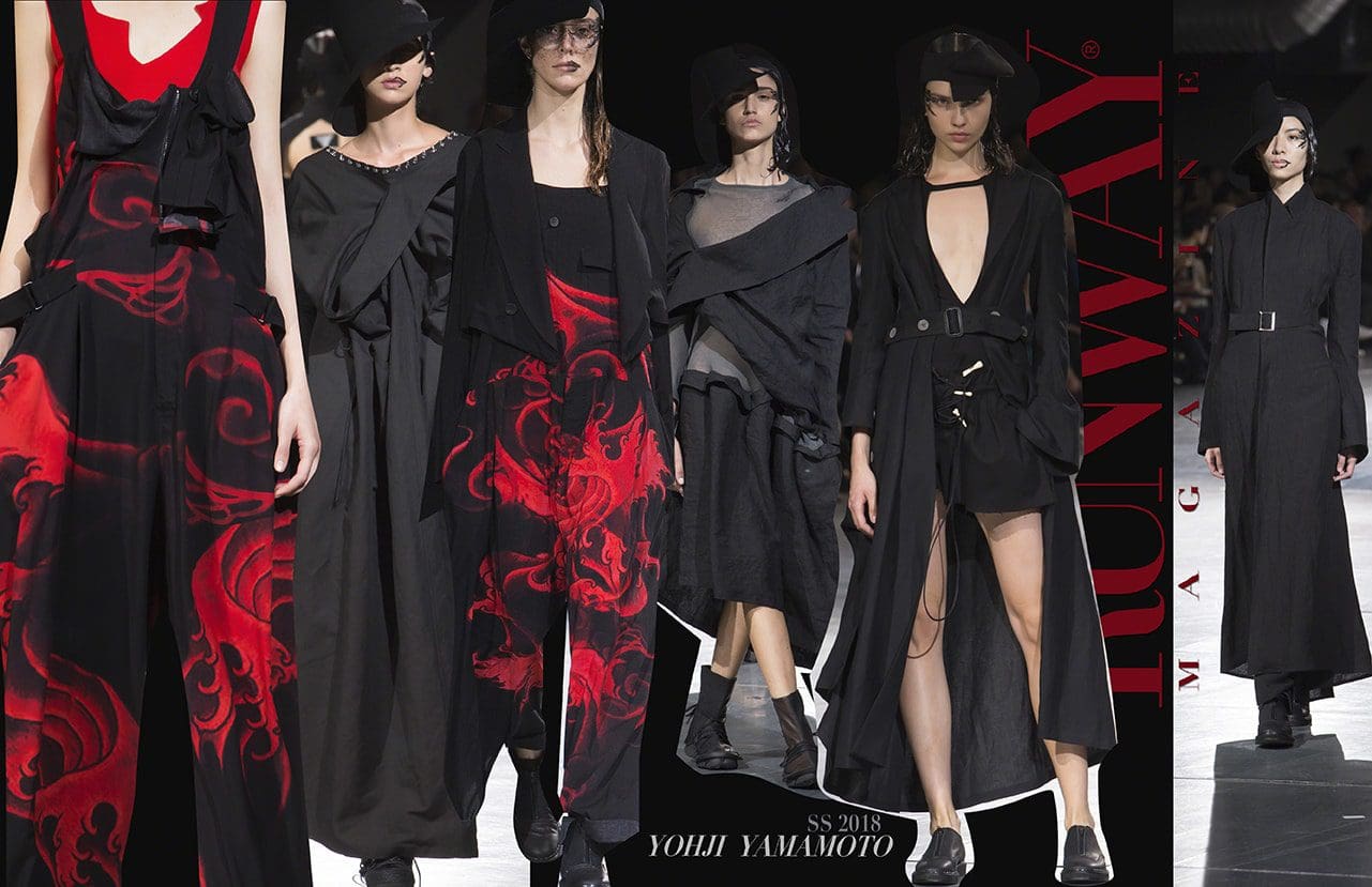 Yohji Yamamoto Primavera Verano 2018 de Runway Revistas