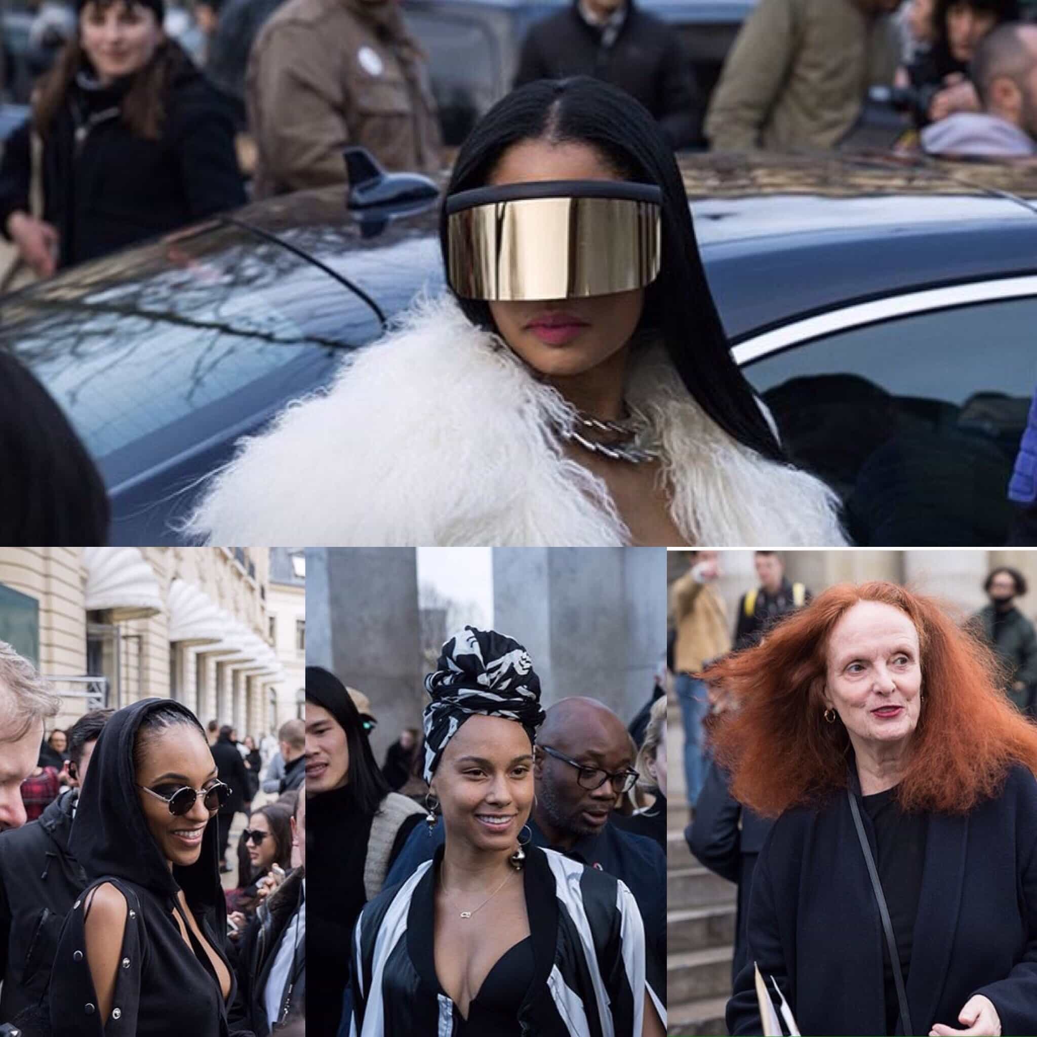 Estrellas en la Semana de la Moda de París por Runway Revistas