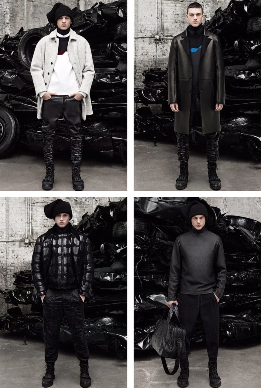 Alexander Wang por Runway Revista Os três WANGs