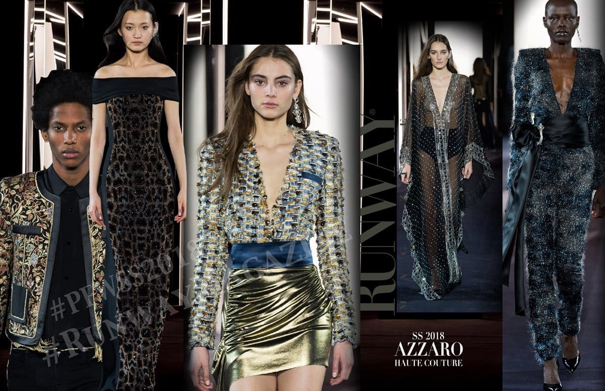 AZZARO Haute Couture Printemps Été 2018 par Runway Magazine