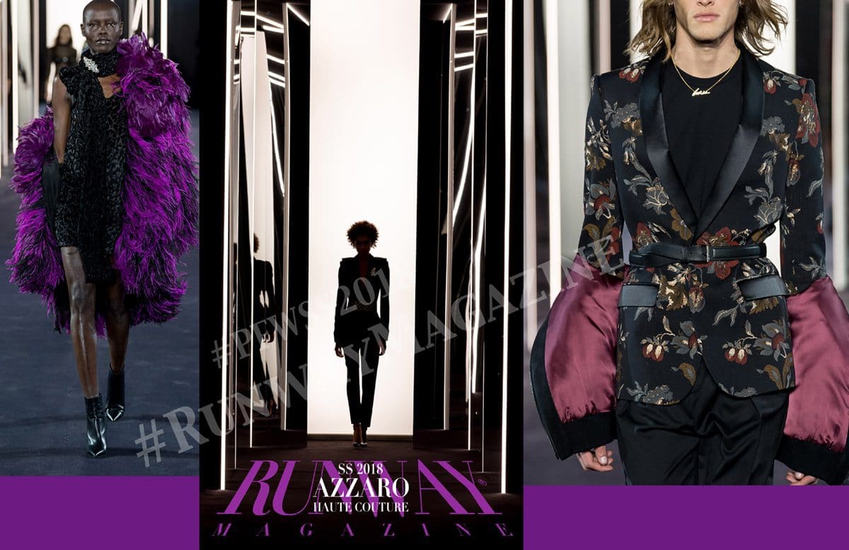 AZZARO Haute Couture Printemps Été 2018 par Runway Magazine