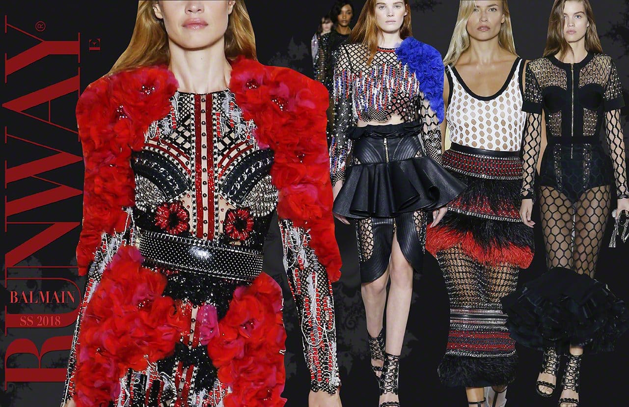 BALMAIN Primavera Verano 2018 de Runway Revistas