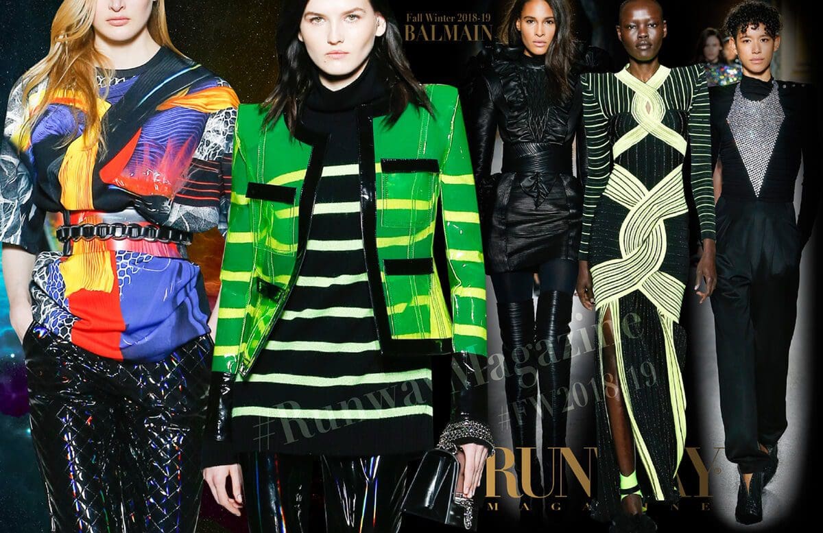 Balmain di Runway Magazine Paris Autunno Inverno 2018-2019