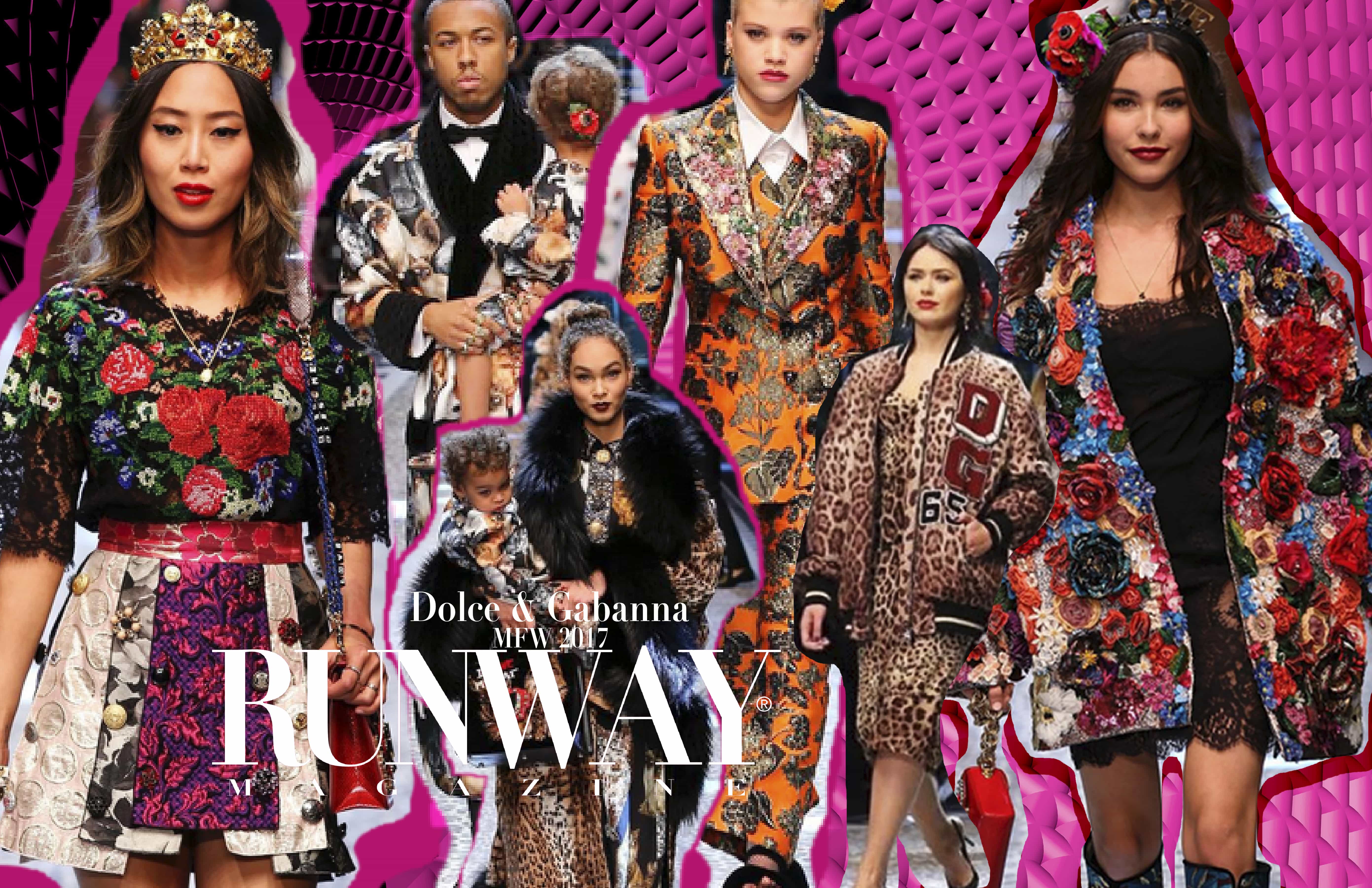 Dolce & Gabanna outono inverno 2017-2018 por Runway revista