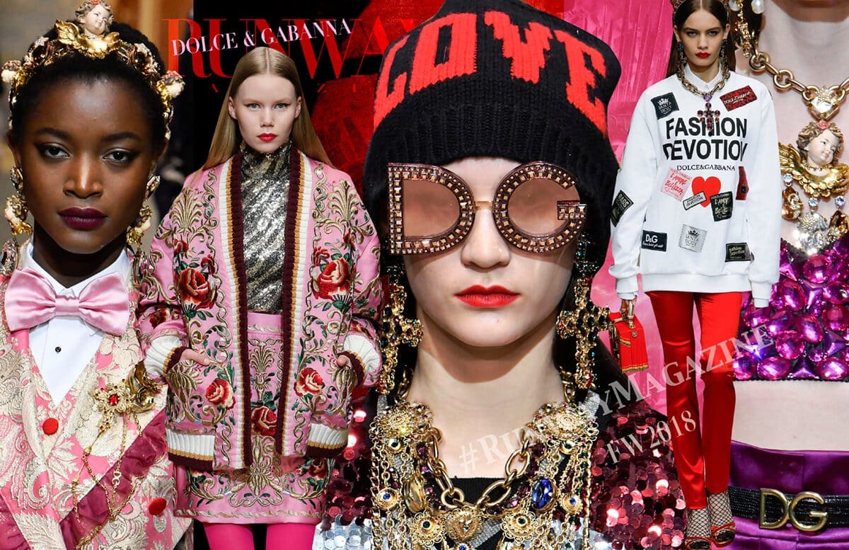 Dolce Gabanna Fall Winter 2018 2019 by Runway Magazine Milan