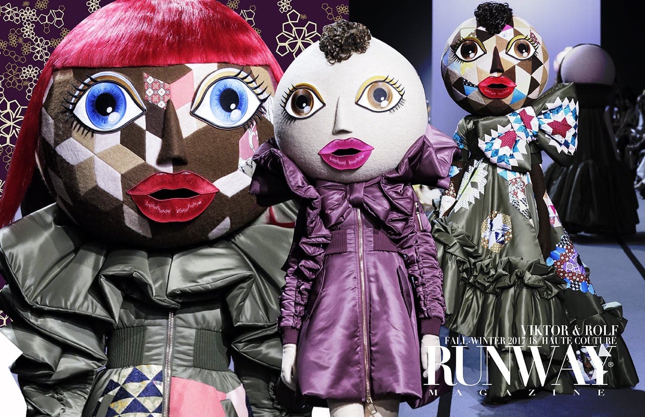 Viktor e Rolf outono inverno 2017-2018 por Runway revista Viktor e Rolf outono inverno 2017-2018 por Runway revista