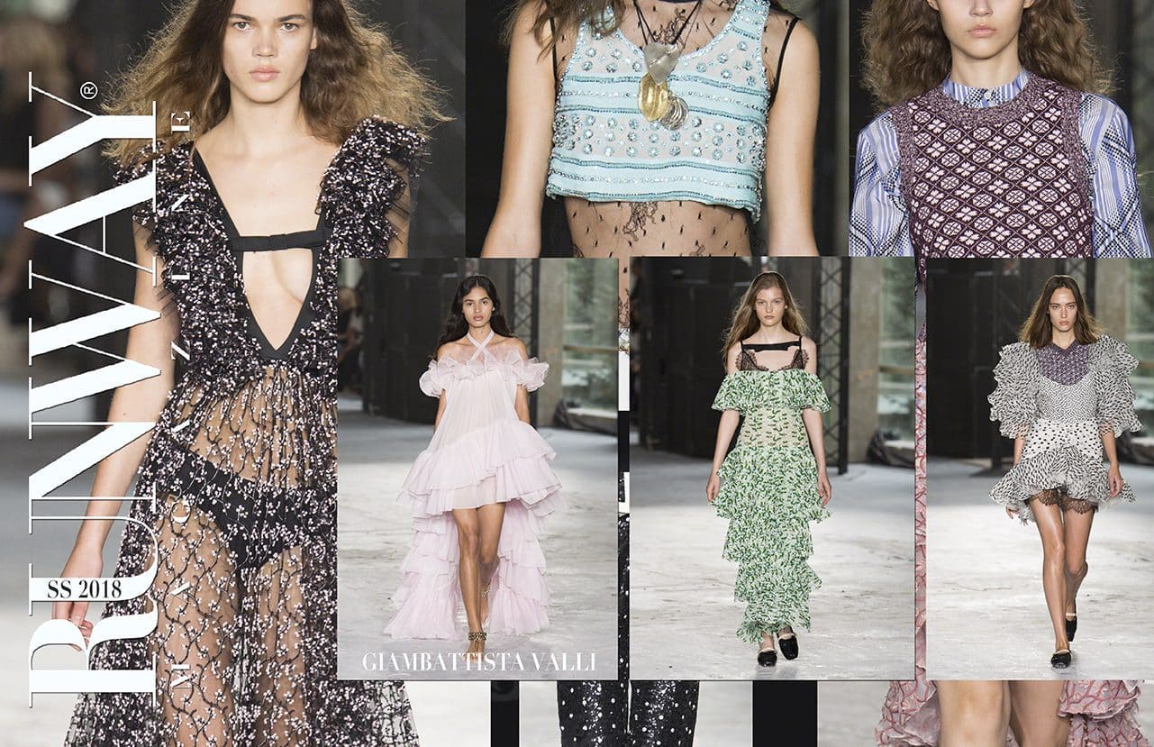 GIAMBATTISTA-VALLI-SS-2018-Runway-Magazine-Paris-FW Printemps Été 2018