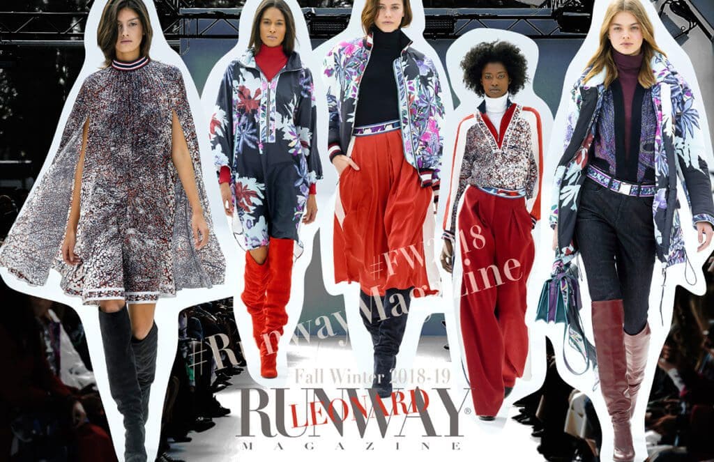 LEONARD Fall-Winter 2018-2019 by Runway Magazine Paris FW