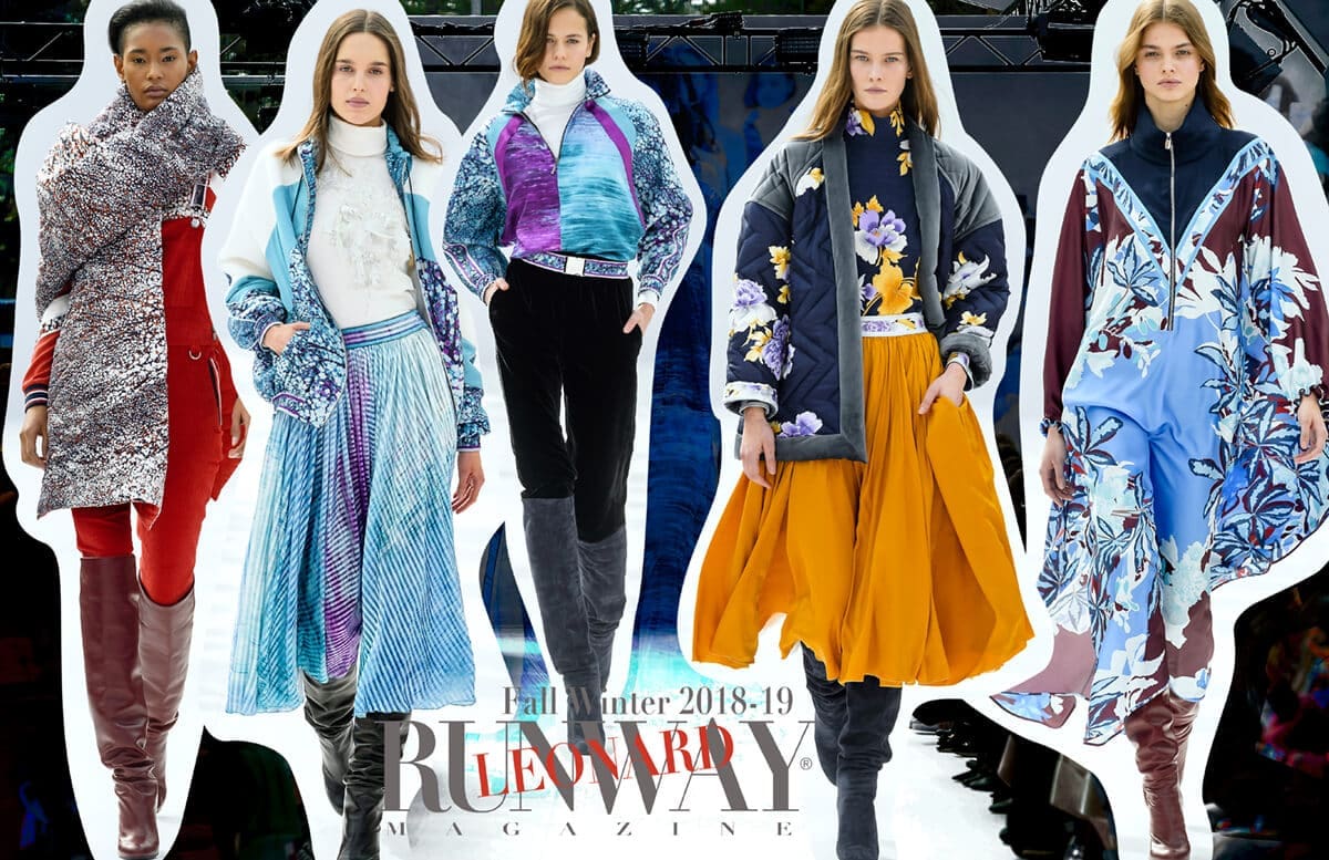 LEONARD Herbst-Winter 2018-2019 von Runway Zeitschrift Paris FW