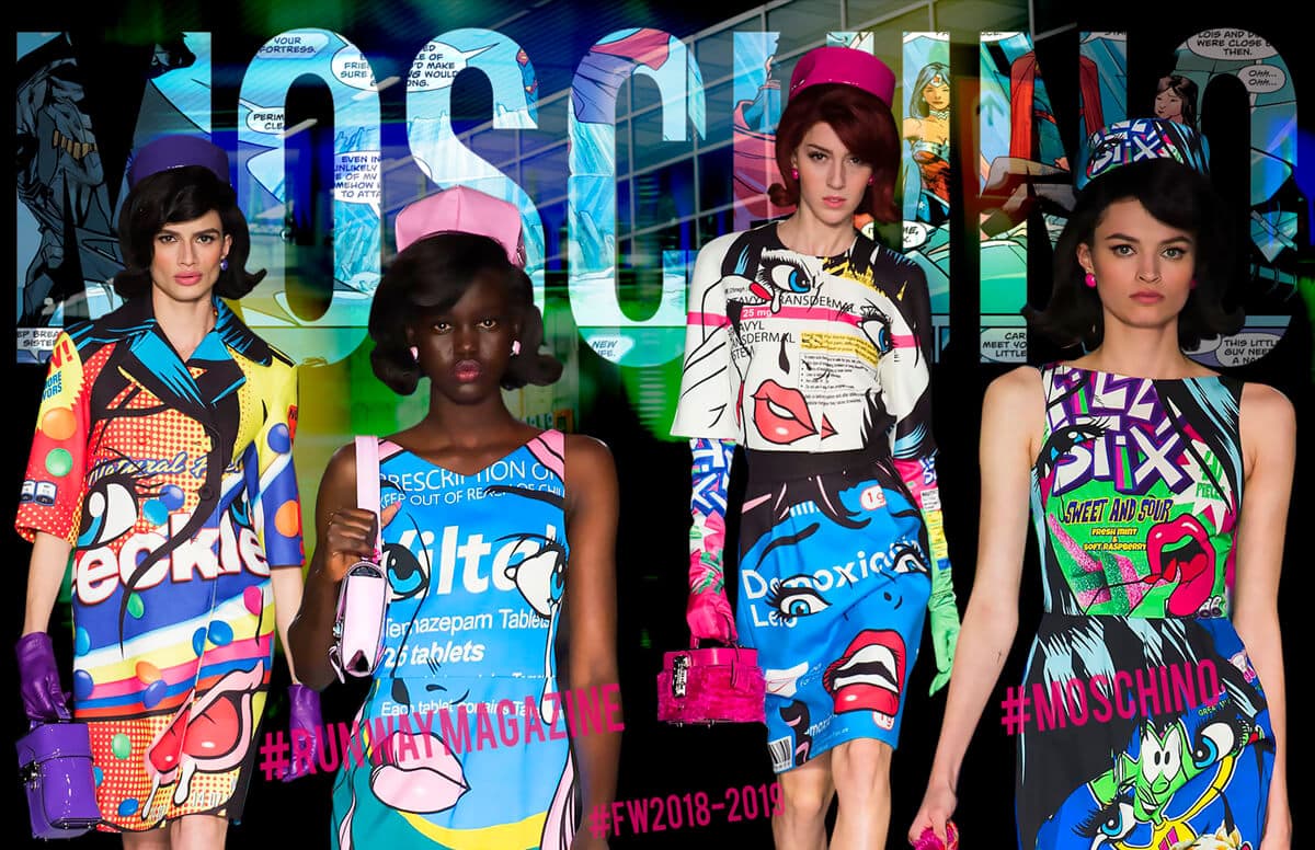 Moschino Outono Inverno 2018-2019 por Runway Revista Milan Fashion Week
