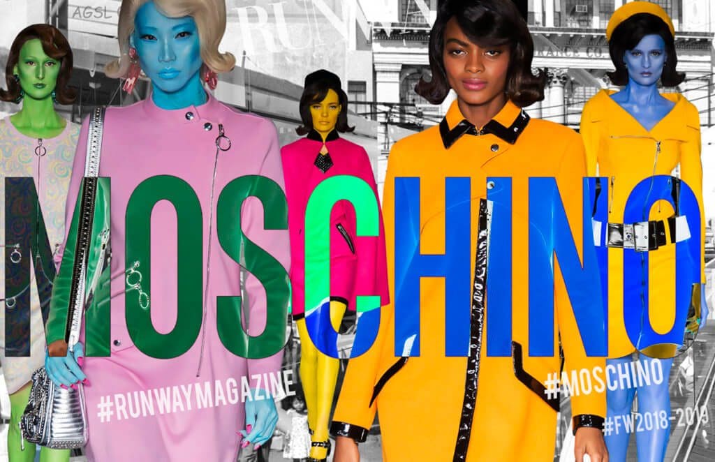 Moschino Fall Winter 2018-2019 by Runway Magazine Milan Fashion Week