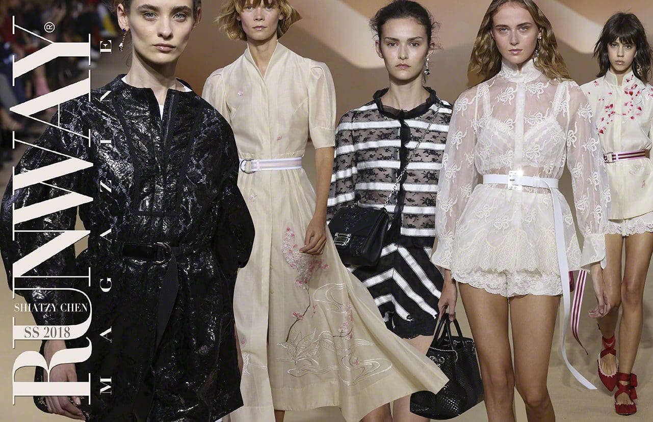 Shiatzy Chen Spring Summer 2018 por Runway revista