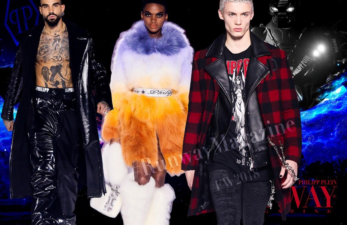 PHILIPP PLEIN PLEINSPACEINVASION von Runway Magazin NYFW Herbst Winter 2018-2019