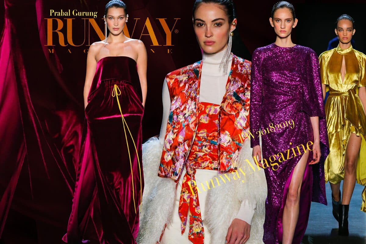 Prabal Gurung di Runway Magazine NYFW Autunno Inverno 2018-2019
