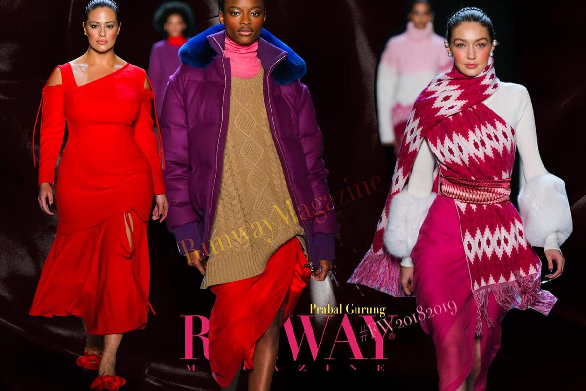 Prabal Gurung di Runway Magazine NYFW Autunno Inverno 2018-2019