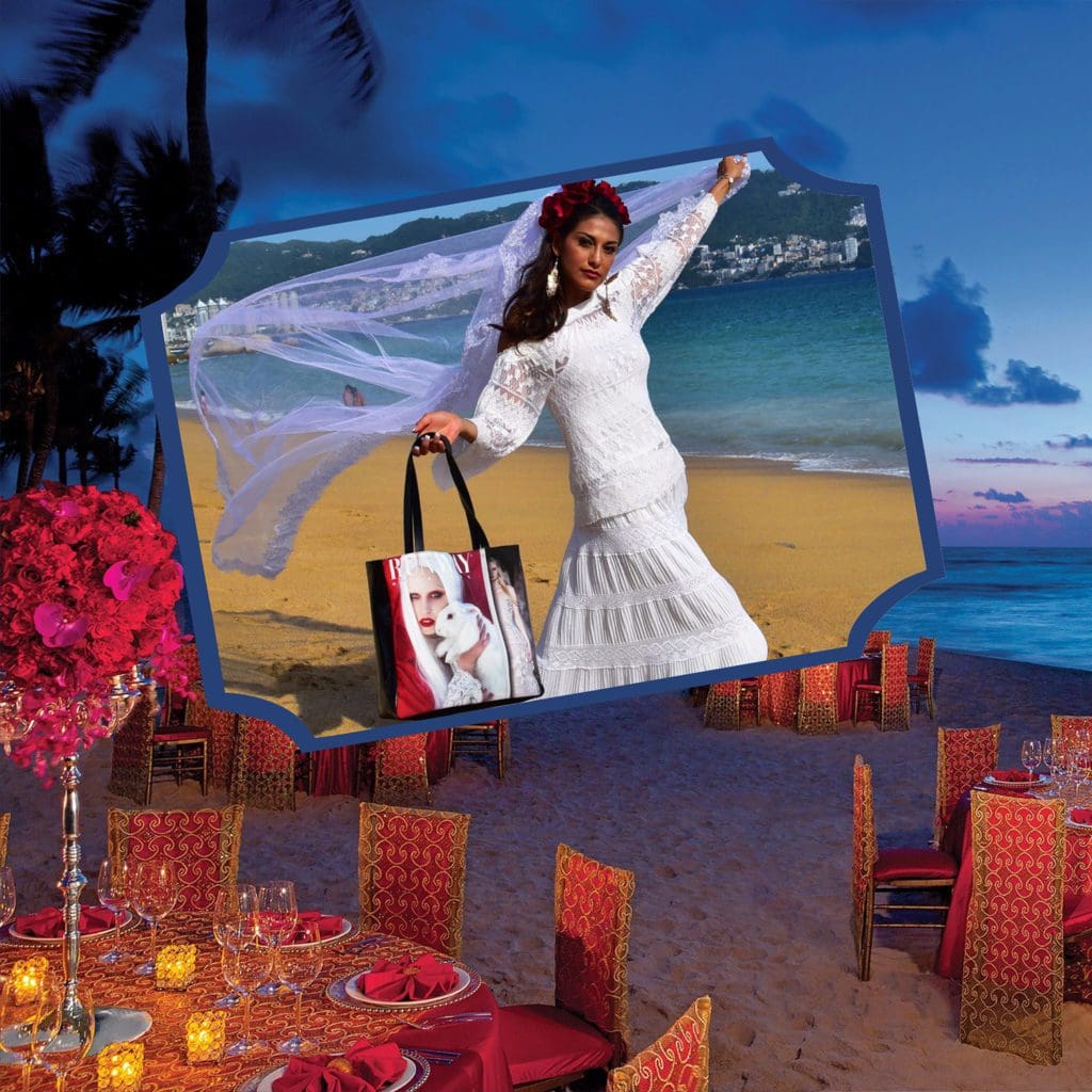 RUNWAY MAGAZINE Bag - Destination Wedding in Acapulco Runway-Magazine-Bag-Acapulco-Wedding-Destination-Eleonora-deGray-Runway-Magazine-USA-Runway-Magazine-France