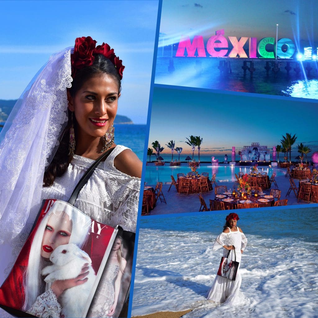 RUNWAY MAGAZINE Bag - Destination Wedding in Acapulco Runway-Magazine-Bag-Acapulco-Wedding-Destination-Eleonora-deGray-Runway-Magazine-USA-Runway-Magazine-France