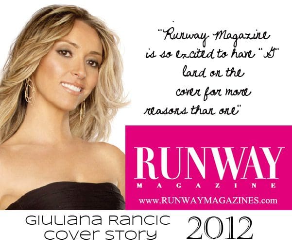 Giuliana Rancic Runway Copertina della rivista