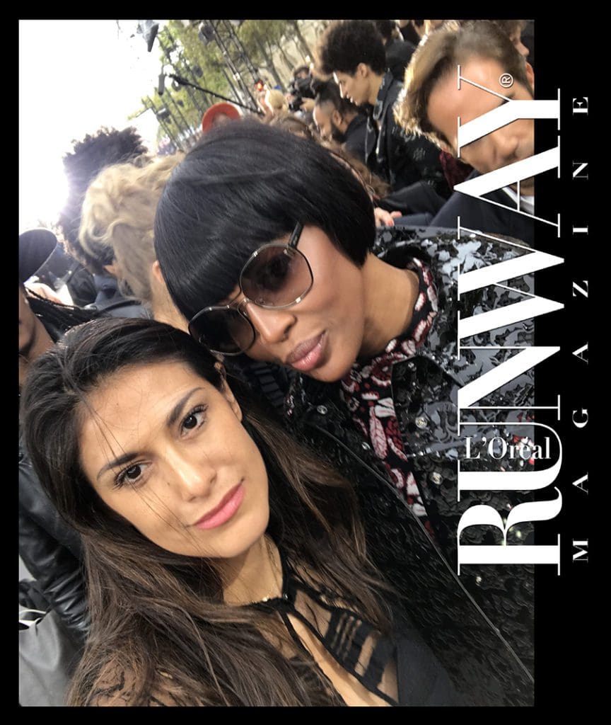 Naomi Campbell and Abigail Lopez Cruz, RUNWAY MAGAZINE model