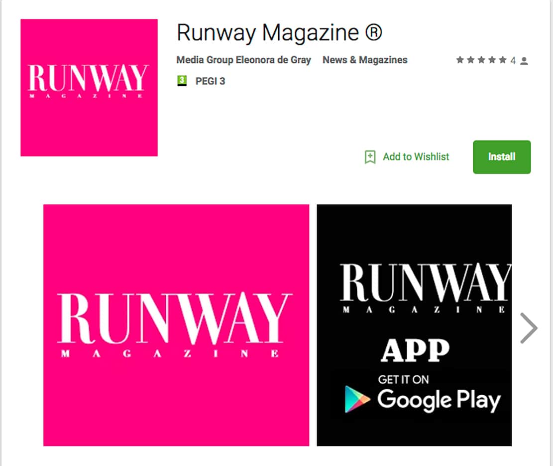 RUNWAY GooglePlayのMAGAZINE RUNWAY GooglePlayのMAGAZINE