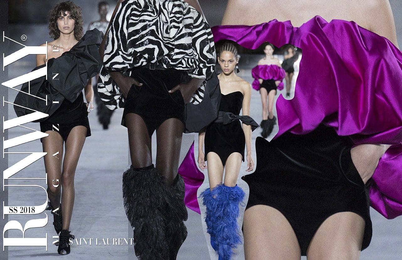 Saint Laurent 2018春夏by Runway 杂志