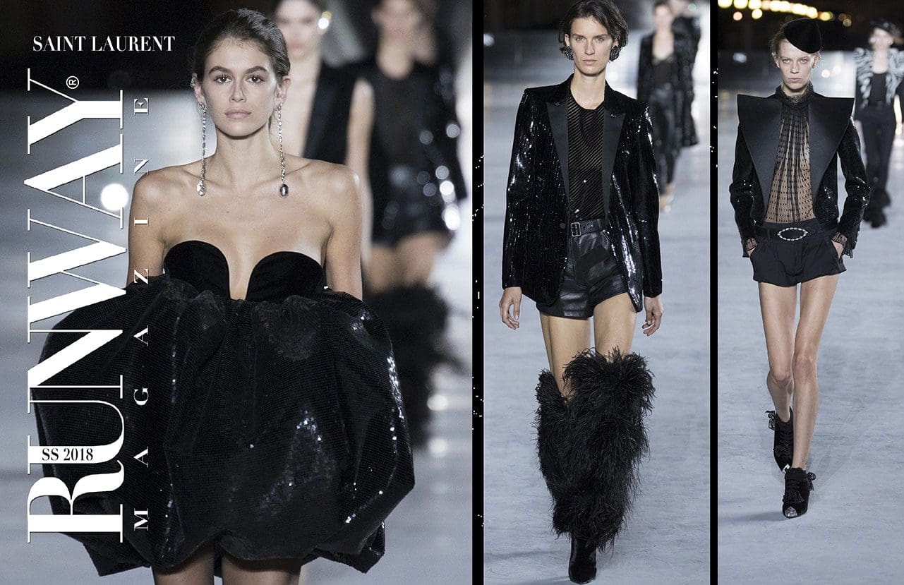 Saint Laurent 2018春夏by Runway 杂志
