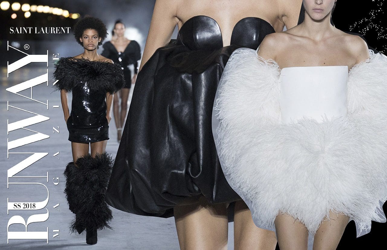 Saint Laurent 2018春夏by Runway 杂志