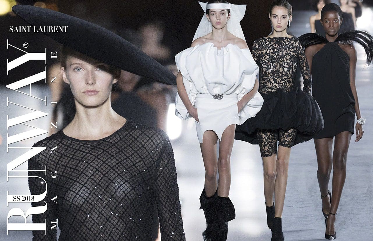 Saint Laurent 2018春夏by Runway 杂志
