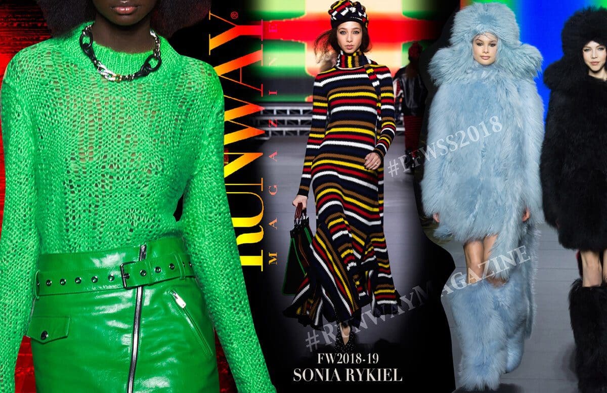 SONIA RYKIEL PFW von Runway Magazin Paris Herbst Winter 2018-2019