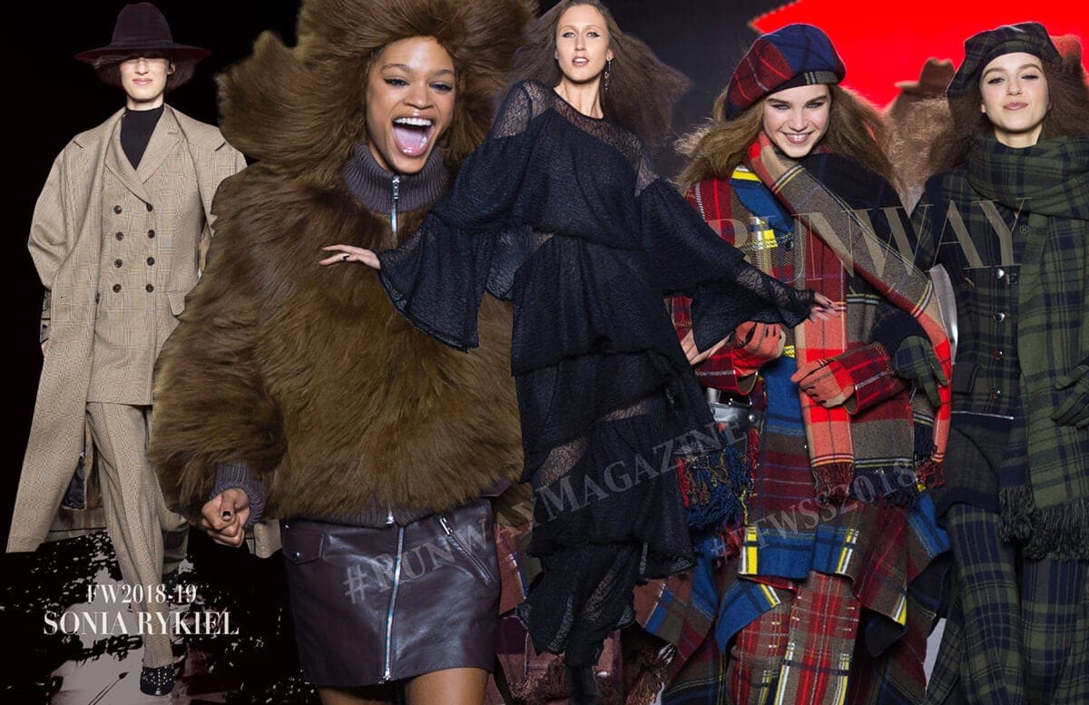 SONIA RYKIEL PFW von Runway Magazin Paris Herbst Winter 2018-2019