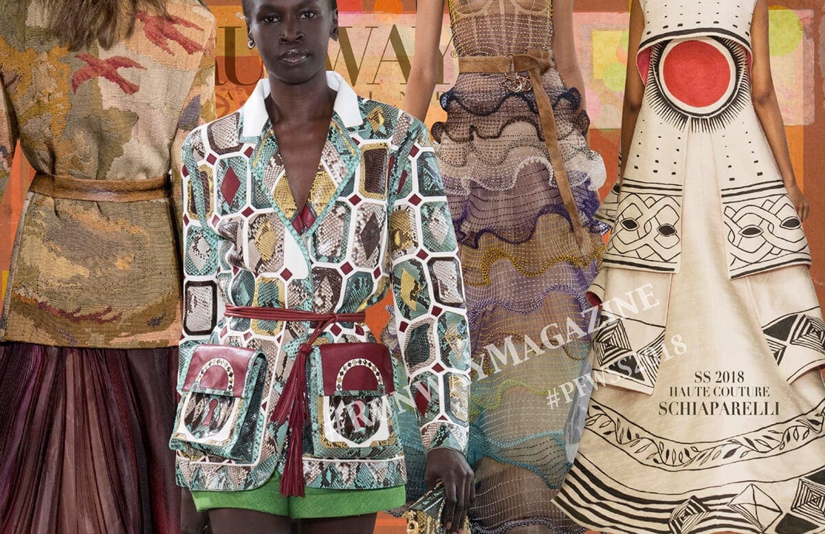 SCHIAPARELLIオートクチュール2018年春夏 Runway 雑誌