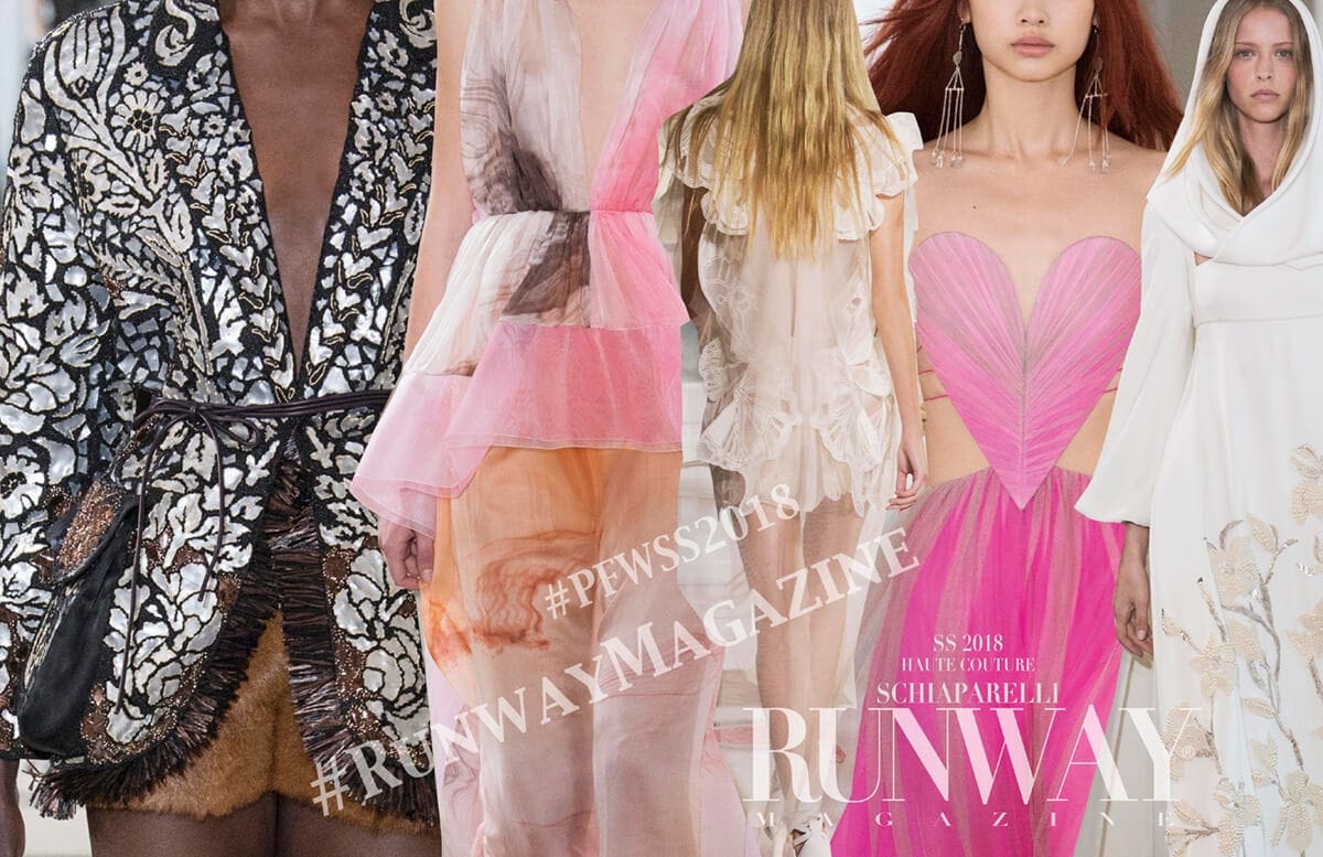 SCHIAPARELLIオートクチュール2018年春夏 Runway 雑誌