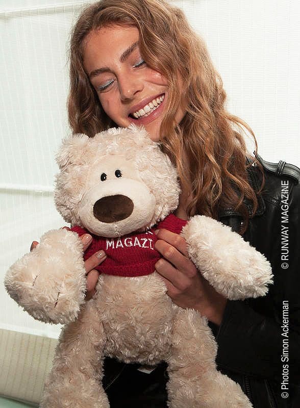 Jane Siskin, founder of "Cinq a Sept" at New York Fashion Week with Runway Magazine TEDDY RUNWAY