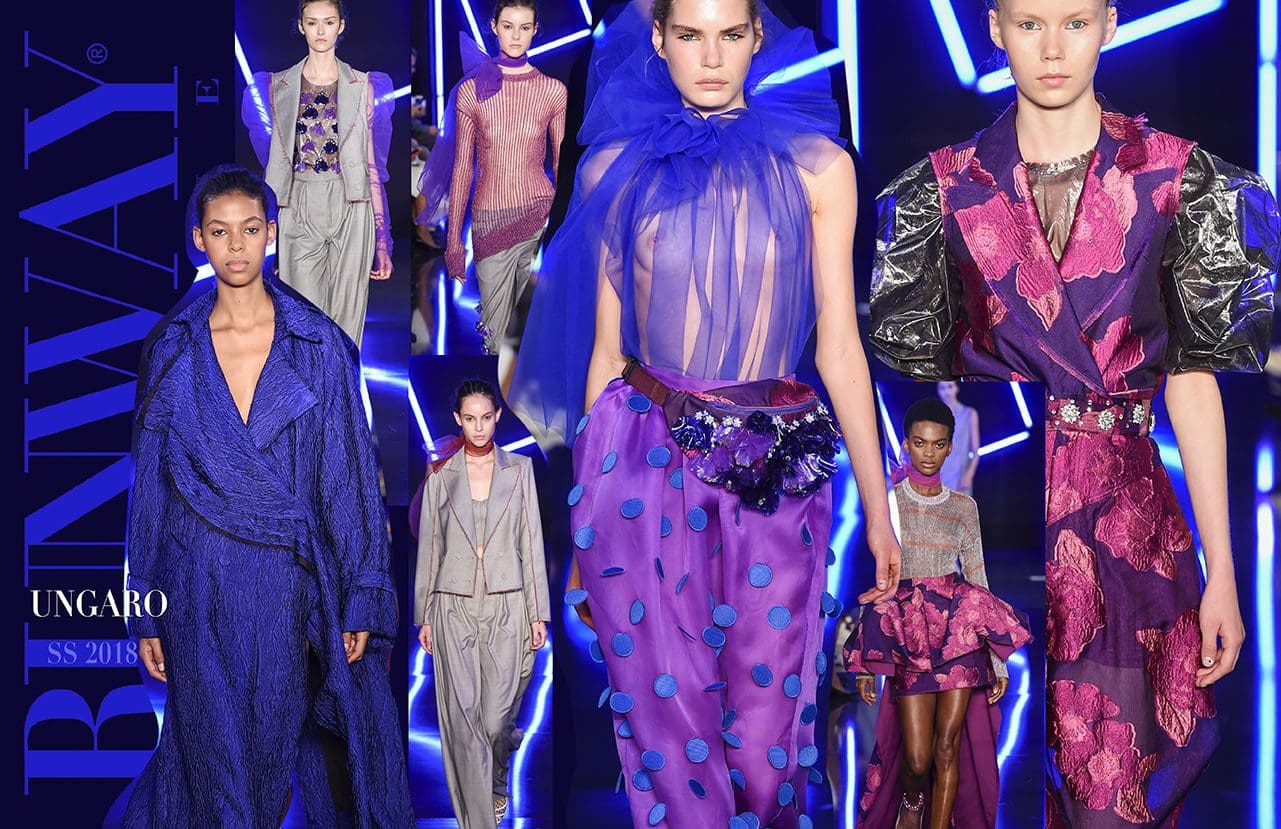 Emanuel Ungaro Primavera Verão 2018 por Runway revista
