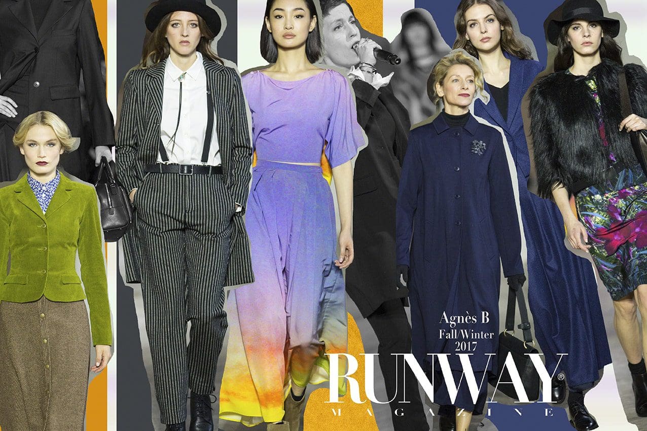 アニエスB-PFW-エレオノラ​​デグレイ-編集長-パリ-ニューヨーク-ロサンゼルス-runway雑誌アグネスBパリファッションウィーク秋冬2017-2018