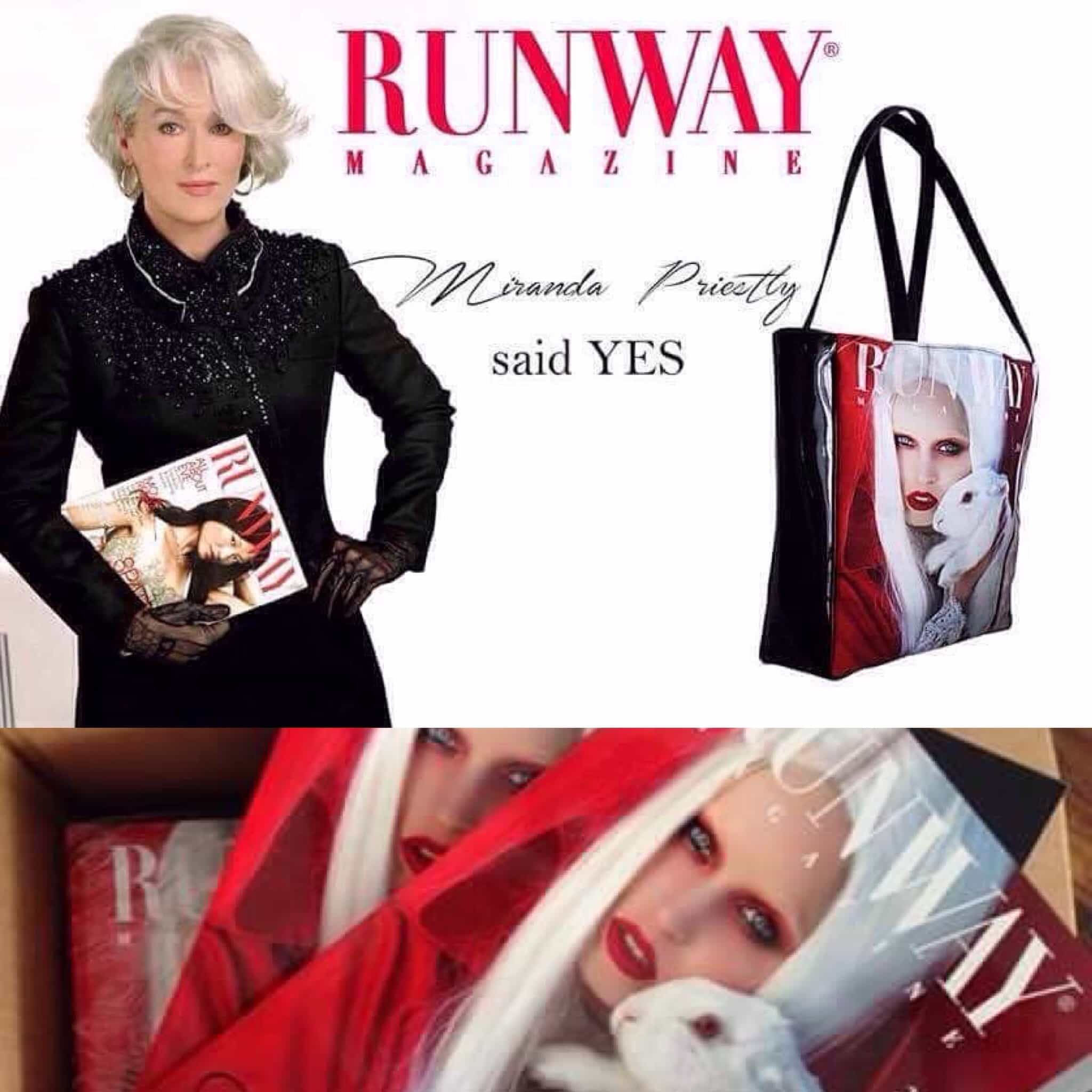 Runway Magazine®推出新品 runway 包 ！