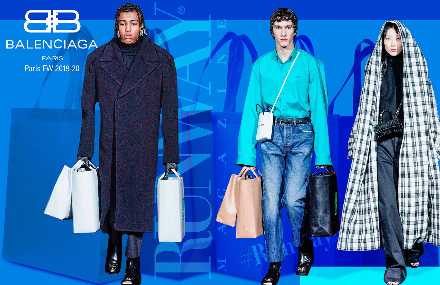 Баленсиага осень-зима 2019-2020 Париж, автор RUNWAY ЖУРНАЛ