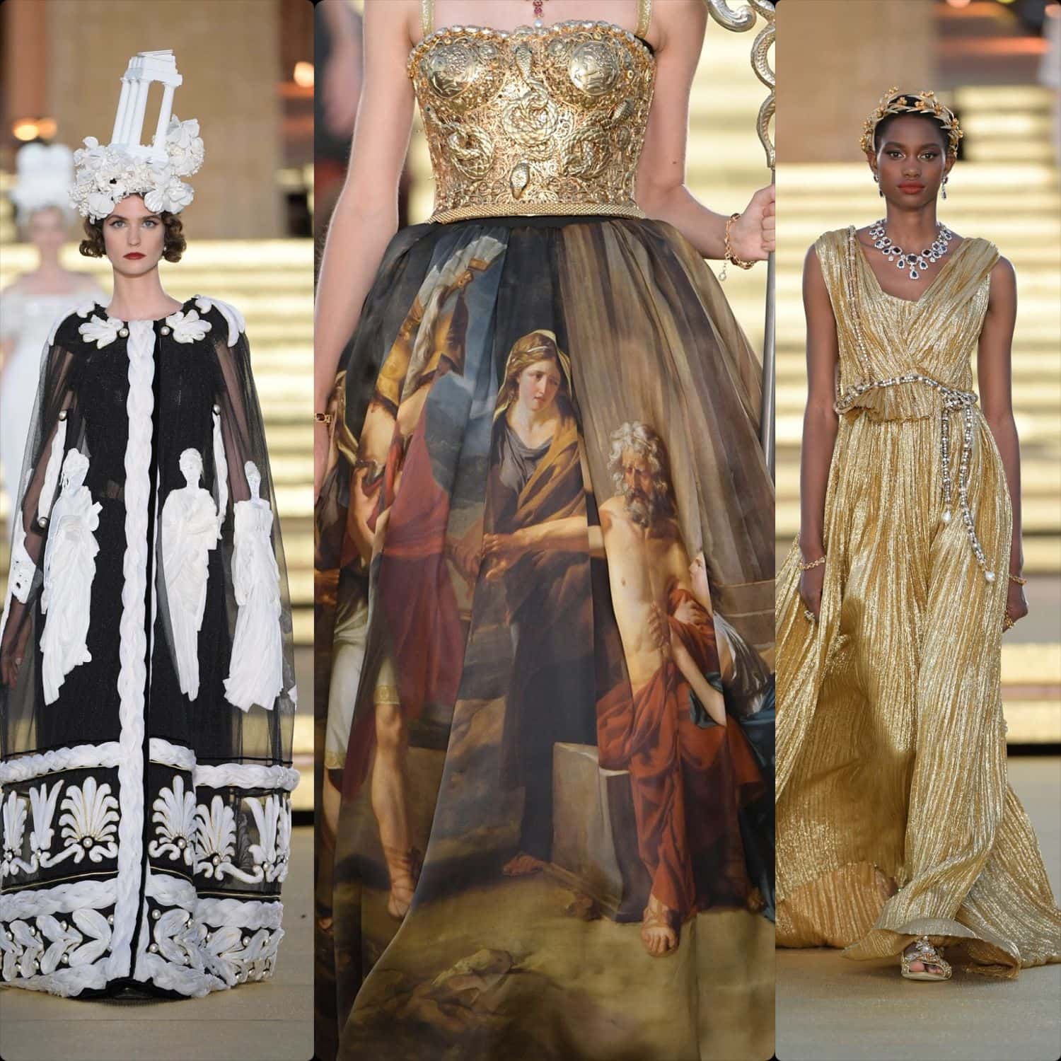 Dolce & Gabbana Alta Moda Temple of Concordia Sicily 2019 秋冬系列-2020. RUNWAY MAGAZINE®系列