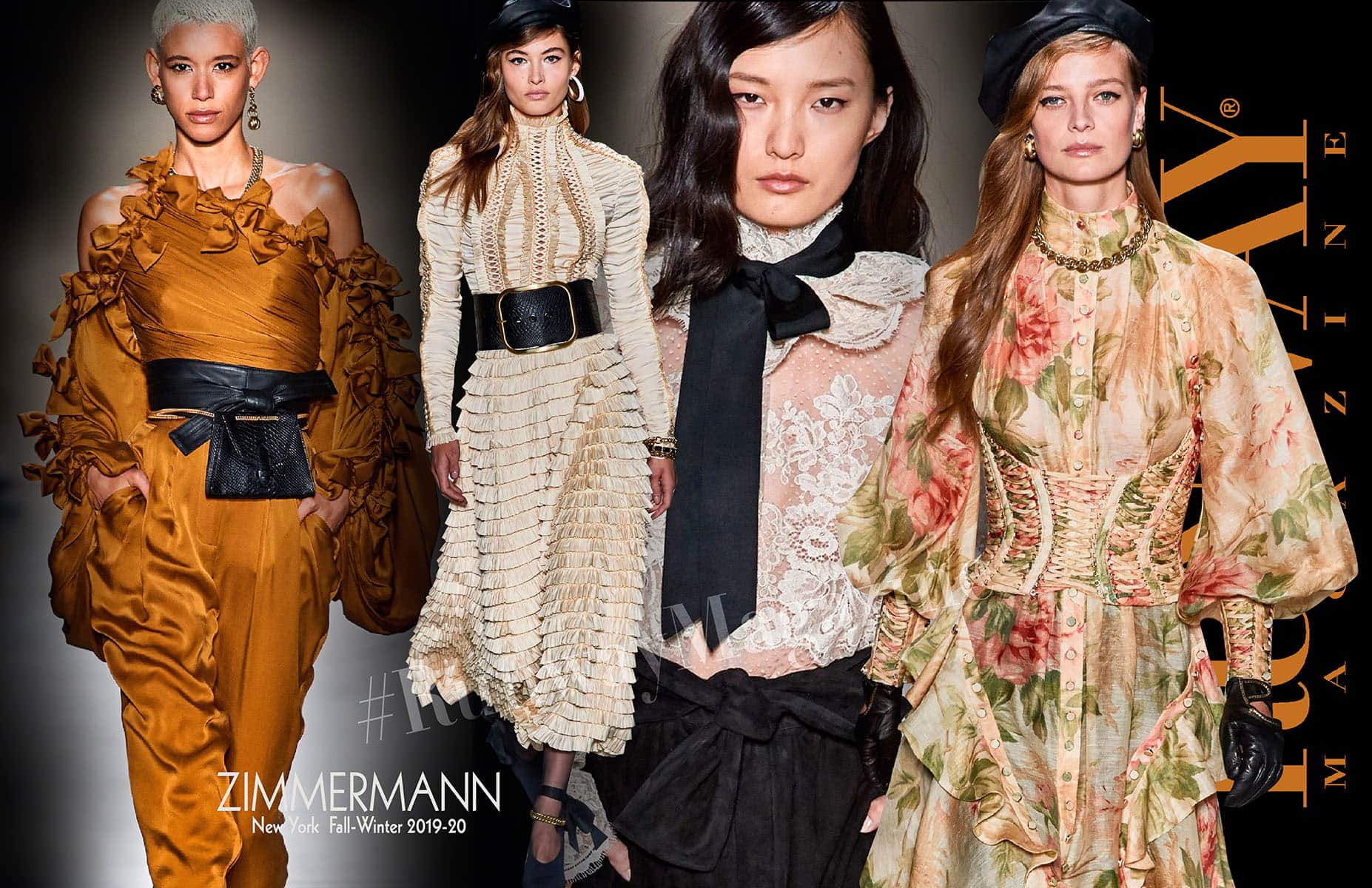 Zimmermann outono-inverno 2019-2020 Nova York por RUNWAY MAGAZINE