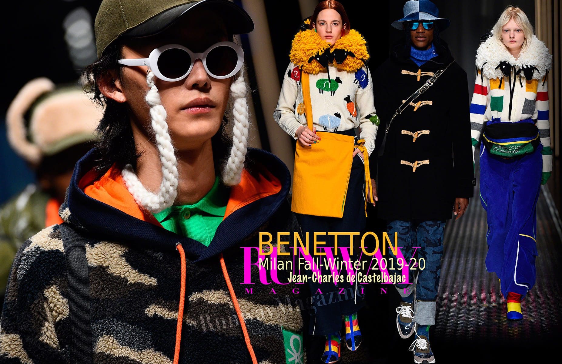 Benetton Herbst Winter 2019-2020 Mailand von RUNWAY MAGAZIN