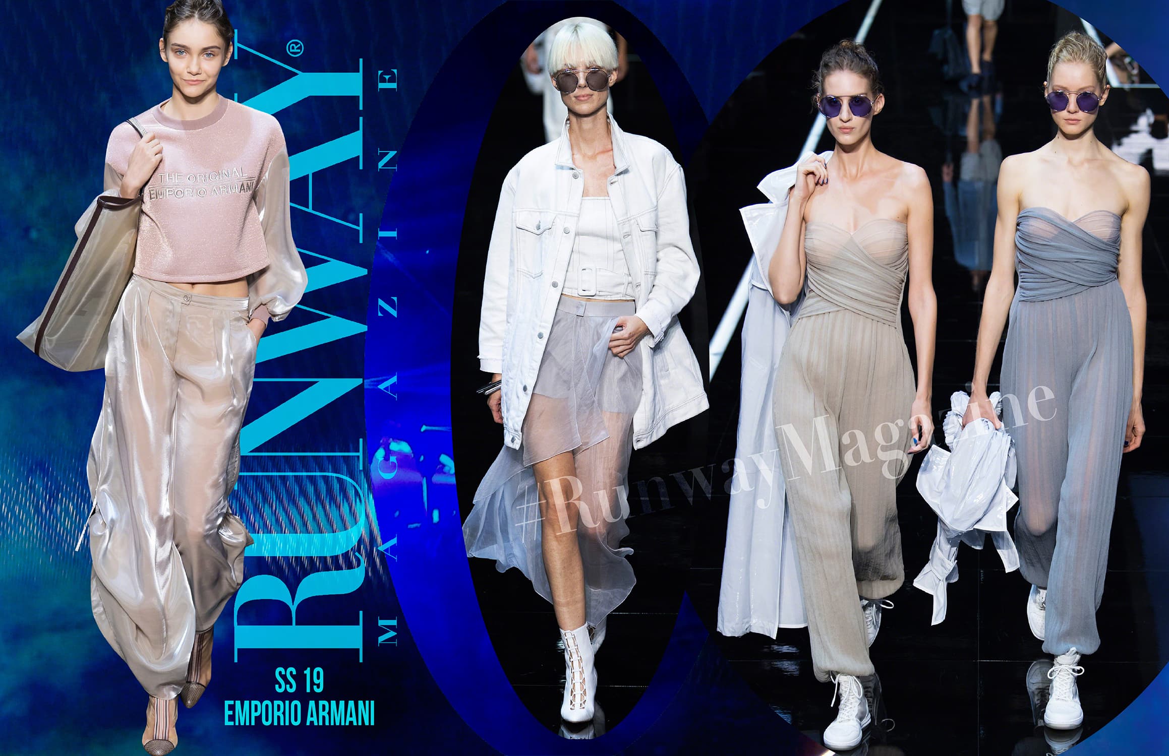 Emporio Armani Printemps Été 2019 Milan par RUNWAY MAGAZINE