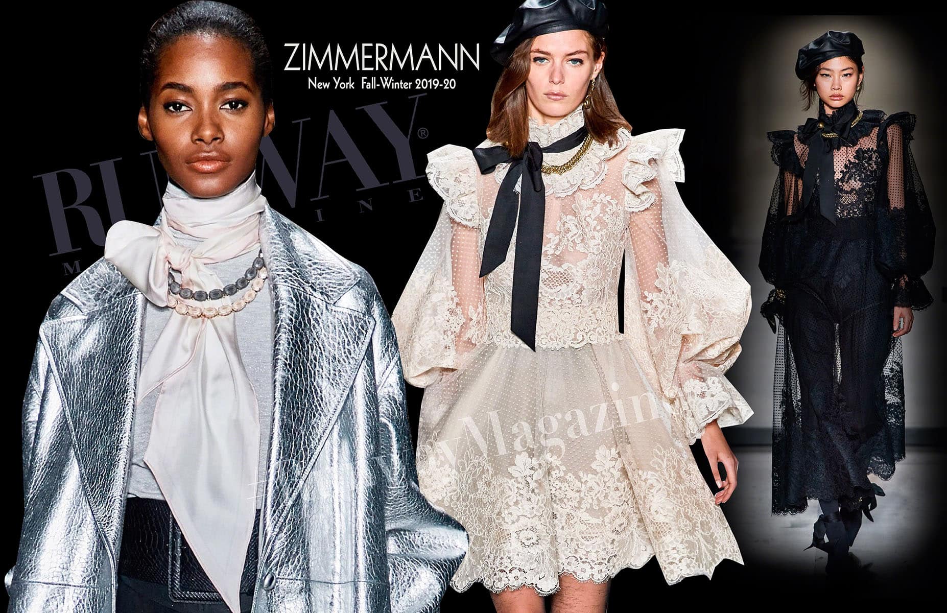 Zimmermann outono-inverno 2019-2020 Nova York por RUNWAY MAGAZINE