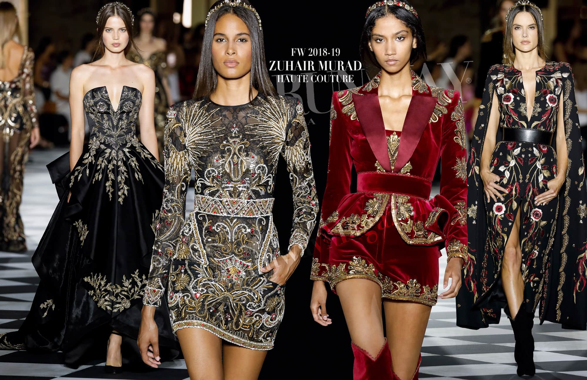 ズハイルムラドオートクチュール2018-2019年秋冬 RUNWAY マガジン