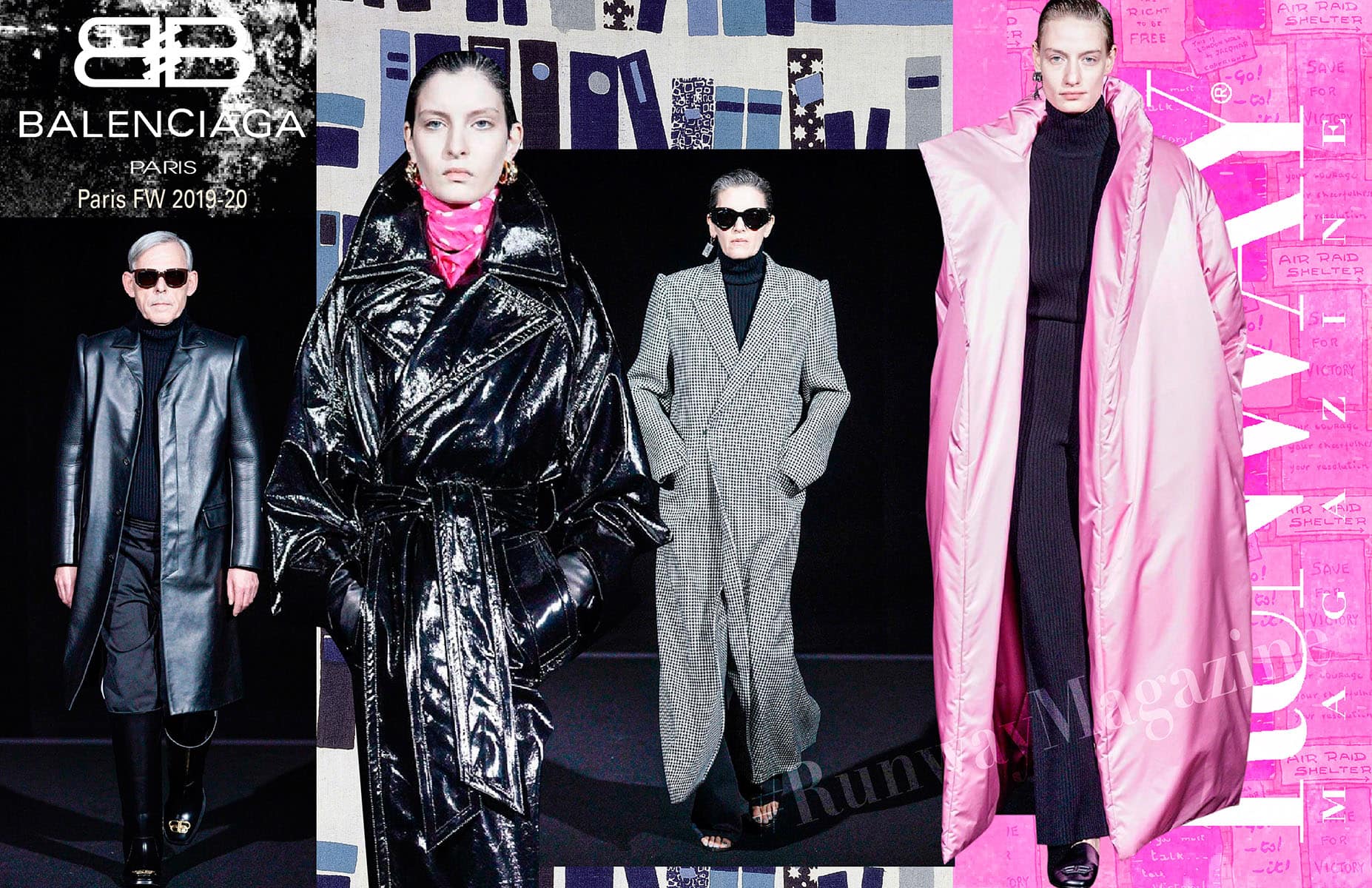 Баленсиага осень-зима 2019-2020 Париж, автор RUNWAY ЖУРНАЛ